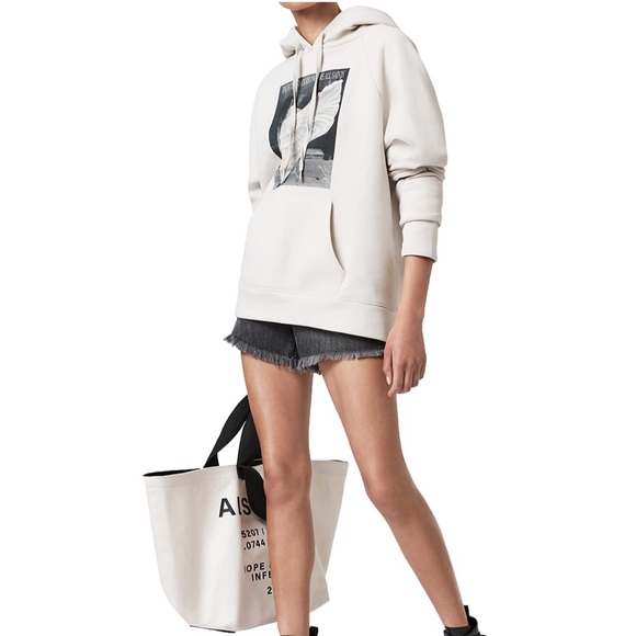ALLSAINTS OLIVIA LUCIA HOODIE SIZE SMALL - Picture 2 of 13